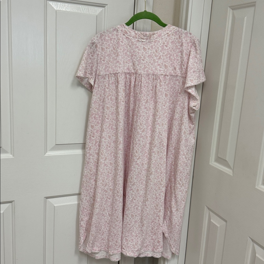 Miss ElaineLight Pink Floral Nightgown - Picture 3 of 3